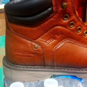 Eddie Bauer steel toe boots mens size 8 brand f****** new